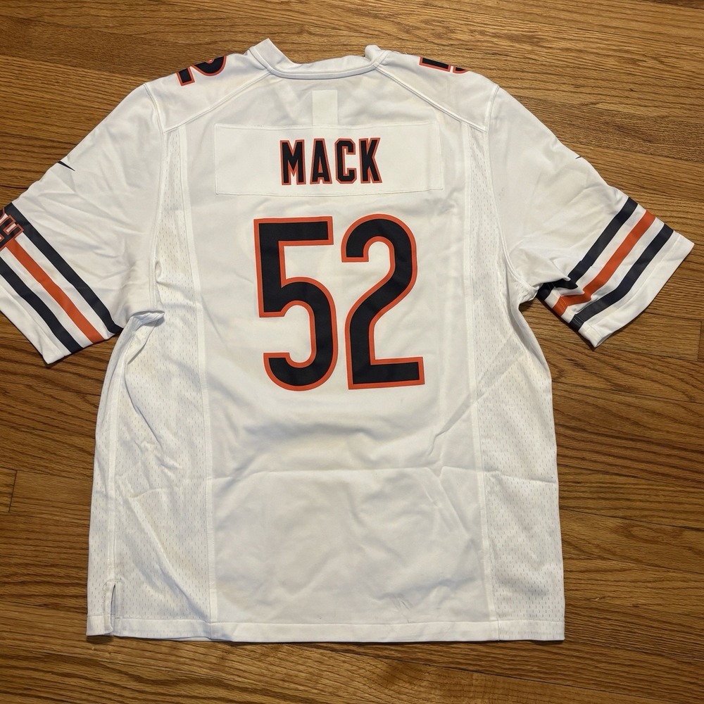 Khalil Mack Chicago Bears Nike Jersey Size XLarge On Field White NFL Players #52